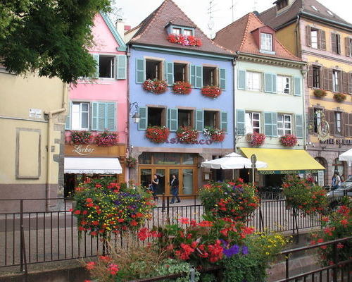 Colmar Elsass typische Fassaden